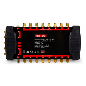 Multipřepínač - aktivní rozbočovač RED-516