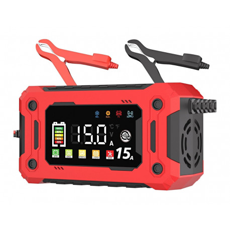 Nabíječka 12V pro LiFePo4 baterie Evercon RED 15A