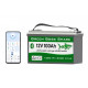 LiFePo4 baterie pro rybáře Green Boss SHARK 12V 100Ah LCD, bluetooth