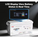 LiFePo4 baterie SHARK 12V 200Ah bluetooth , LCD