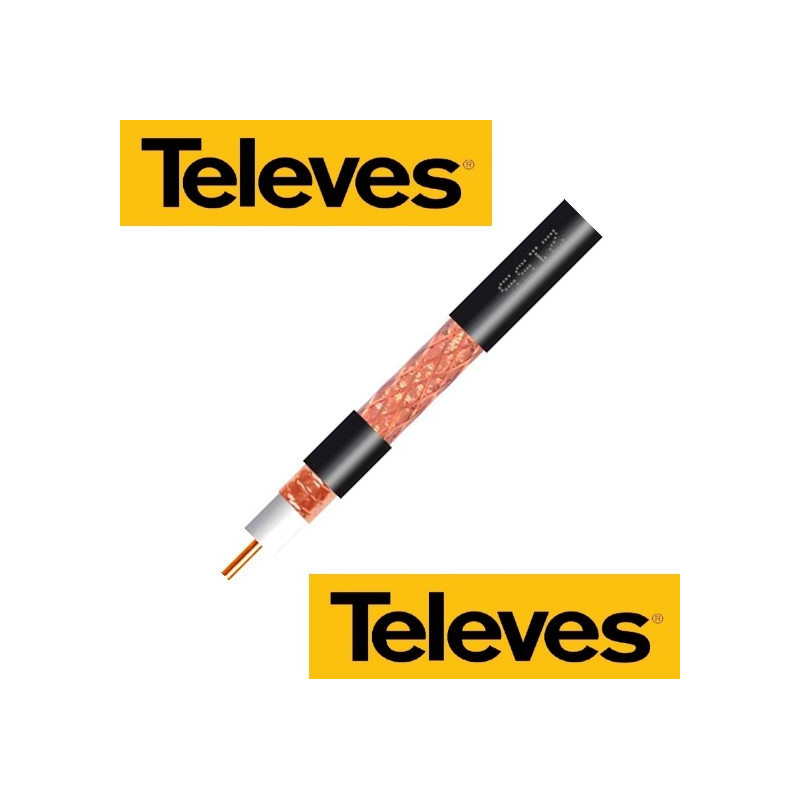 Venkovní koaxiální kabel TELEVES 7 mm